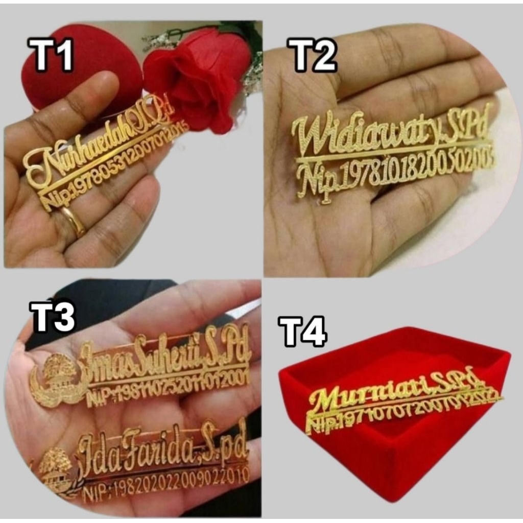 Jual Bros Nip custom nama | pin tudung hijab variasi nama cocok dan ...
