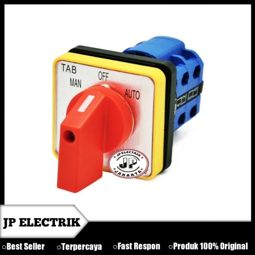 Jual Selector Switch Man Off Auto 3 Posisi 2 Pole SA-16 Kuning | Shopee ...