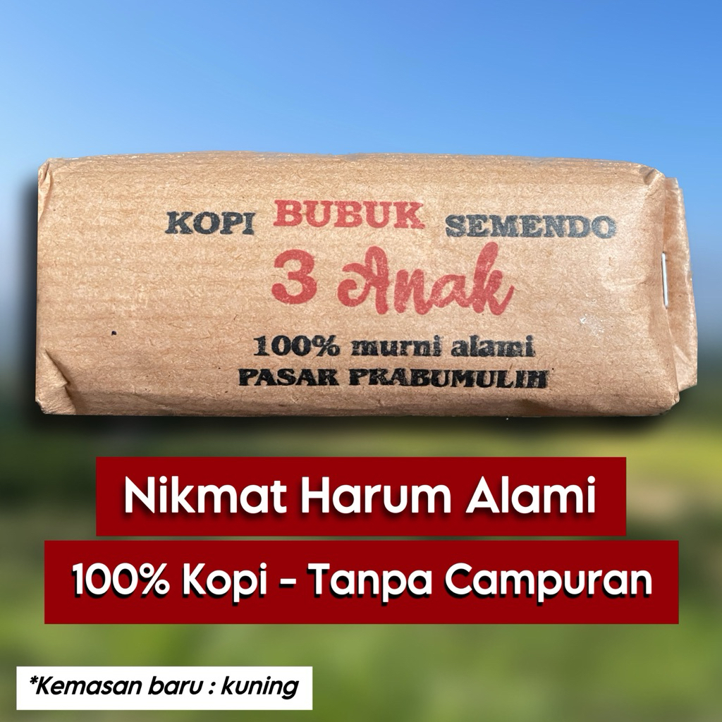 Jual Kopi Tiga Anak - Pilih Ukuran | Kopi Bubuk Tiga Anak | Kopi Bubuk