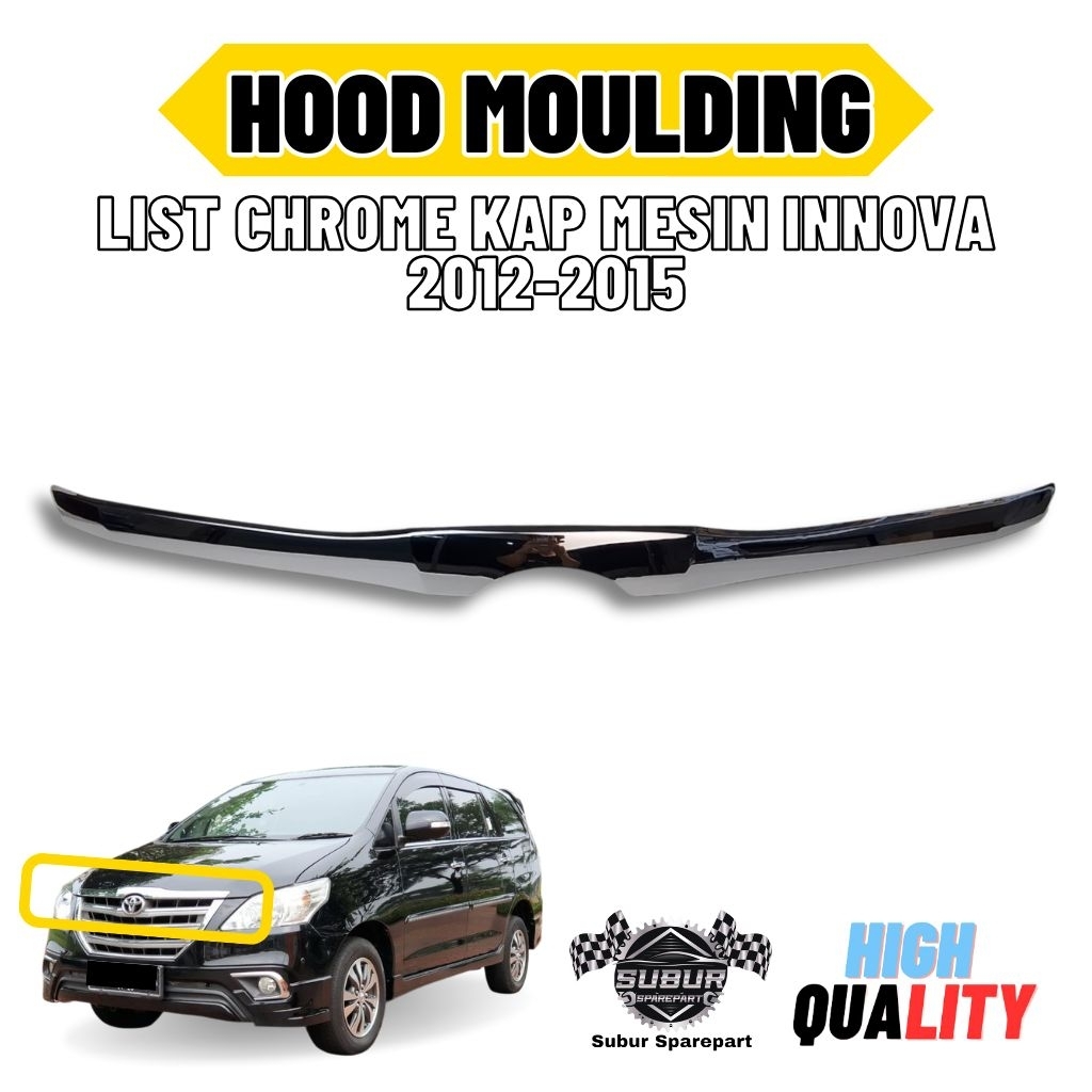 Jual Hood Moulding List Chrome Kap Mesin Innova 2012-2015 | Shopee ...