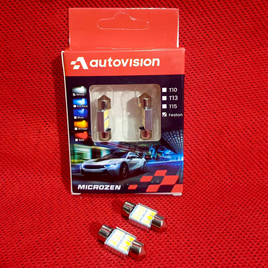 Jual Lampu Kabin Dalam Autovision . 1 Pak Isi 2 . microzen Type Feston ...