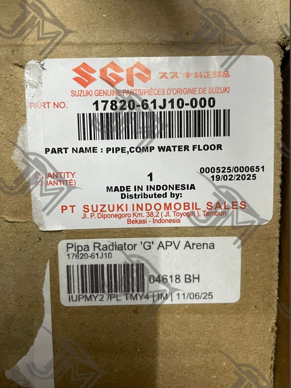 Jual Pipa Radiator Suzuki APV Original - Selang Air Radiator Asli ...