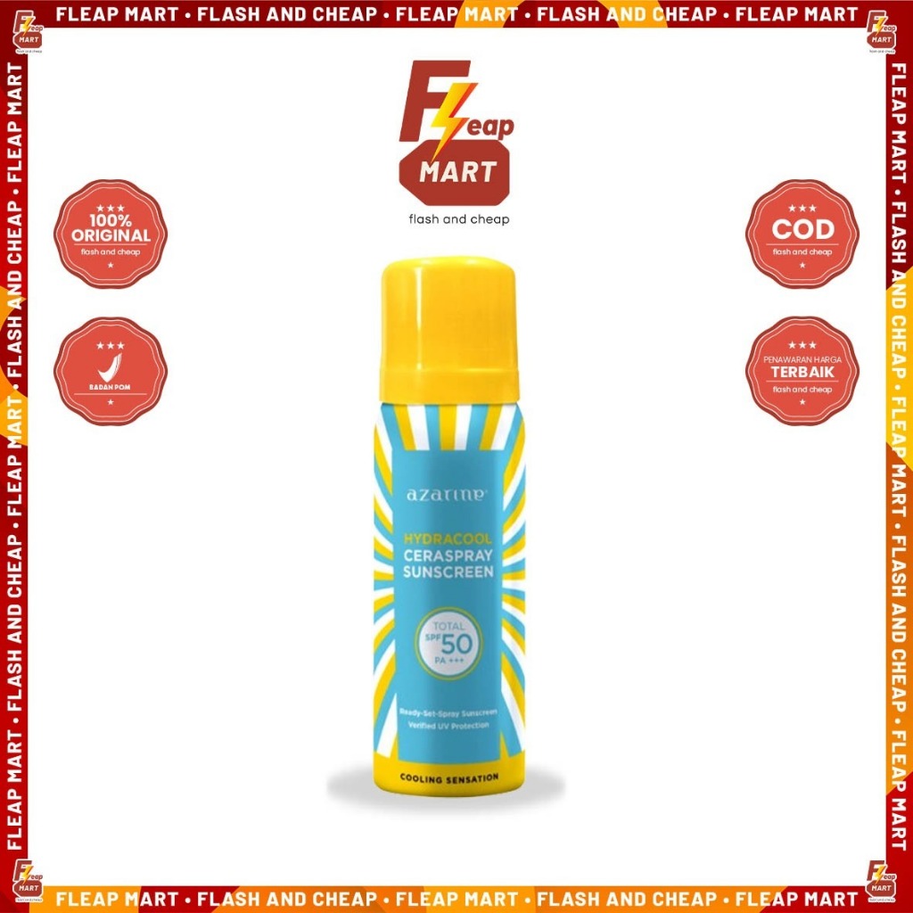 Jual Azarine Ceraspray Sunscreen Spray SPF 50 PA+++ 50ml - Azarine ...