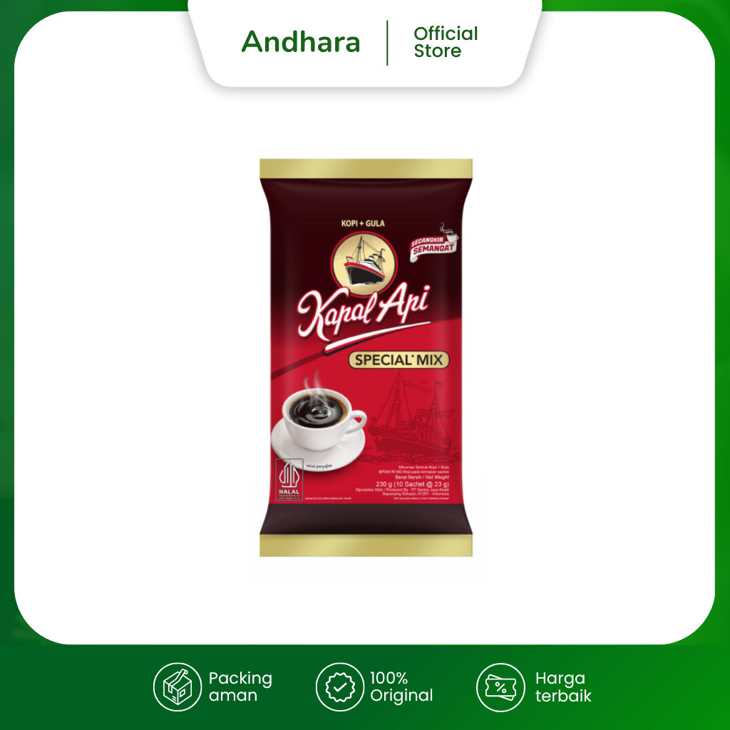Jual KAPAL API SPECIAL MIX ISI 10 SACHET | Shopee Indonesia