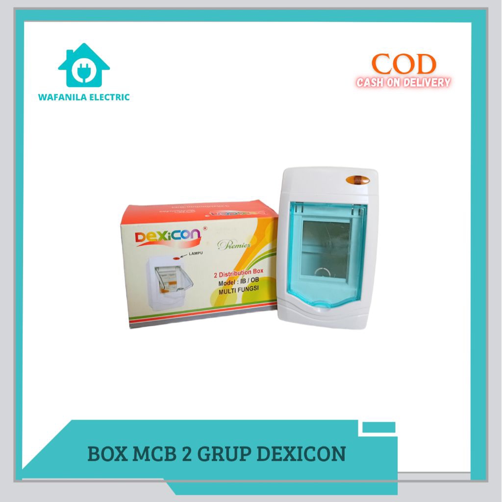 Jual BOX MCB 2 GRUP DEXICON. RUMAH MCB ISI 2 | Shopee Indonesia