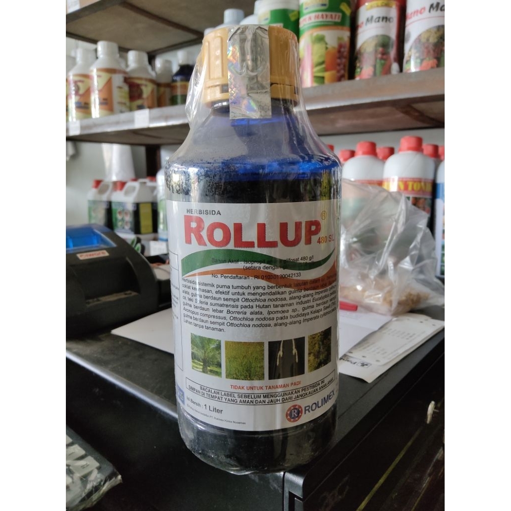 Jual Obat Rumput Membasmi Gulma Sampai Akar | Herbisida ROLL UP 480 SL ...