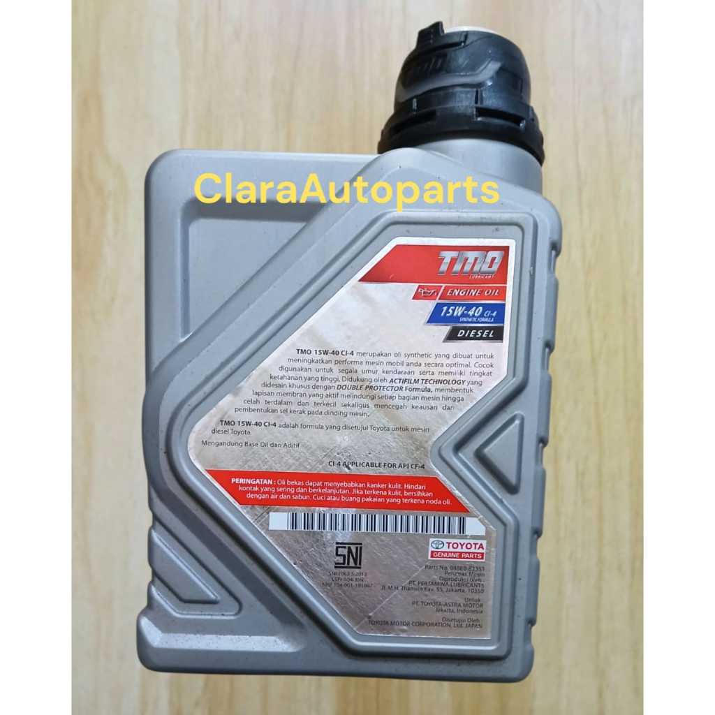 Jual TMO Lubricant 15W-40 CI-4 1L Oli Mobil Diesel TMO Lubricant Engine ...