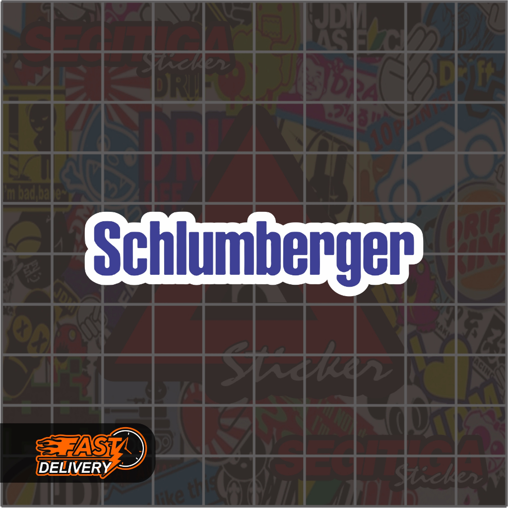 Jual Sticker Schlumberger Ukuran 10 x 2.5 Cm | Shopee Indonesia