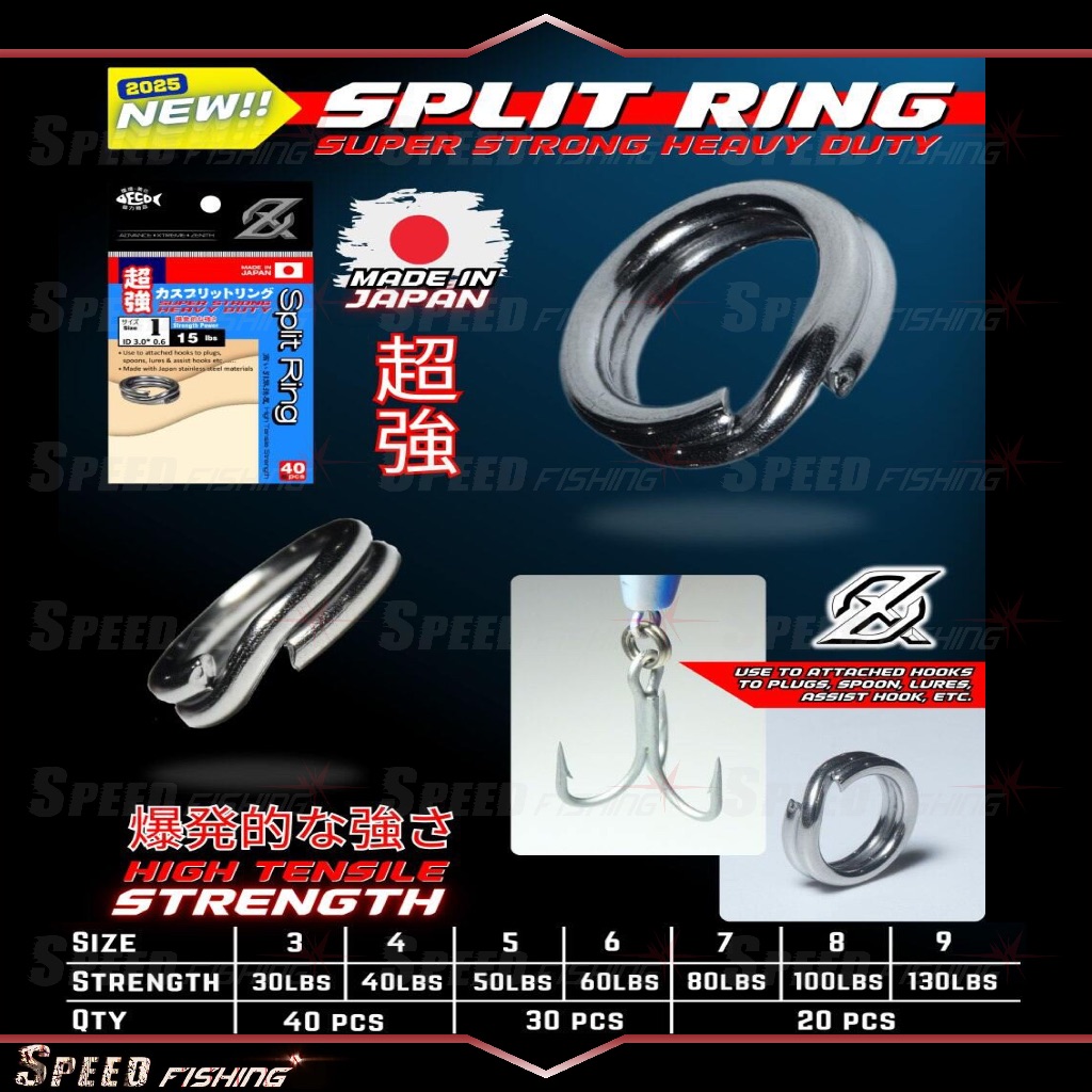 Jual Split Ring AXZ Splitring Super Strong Heavy Duty | Shopee Indonesia