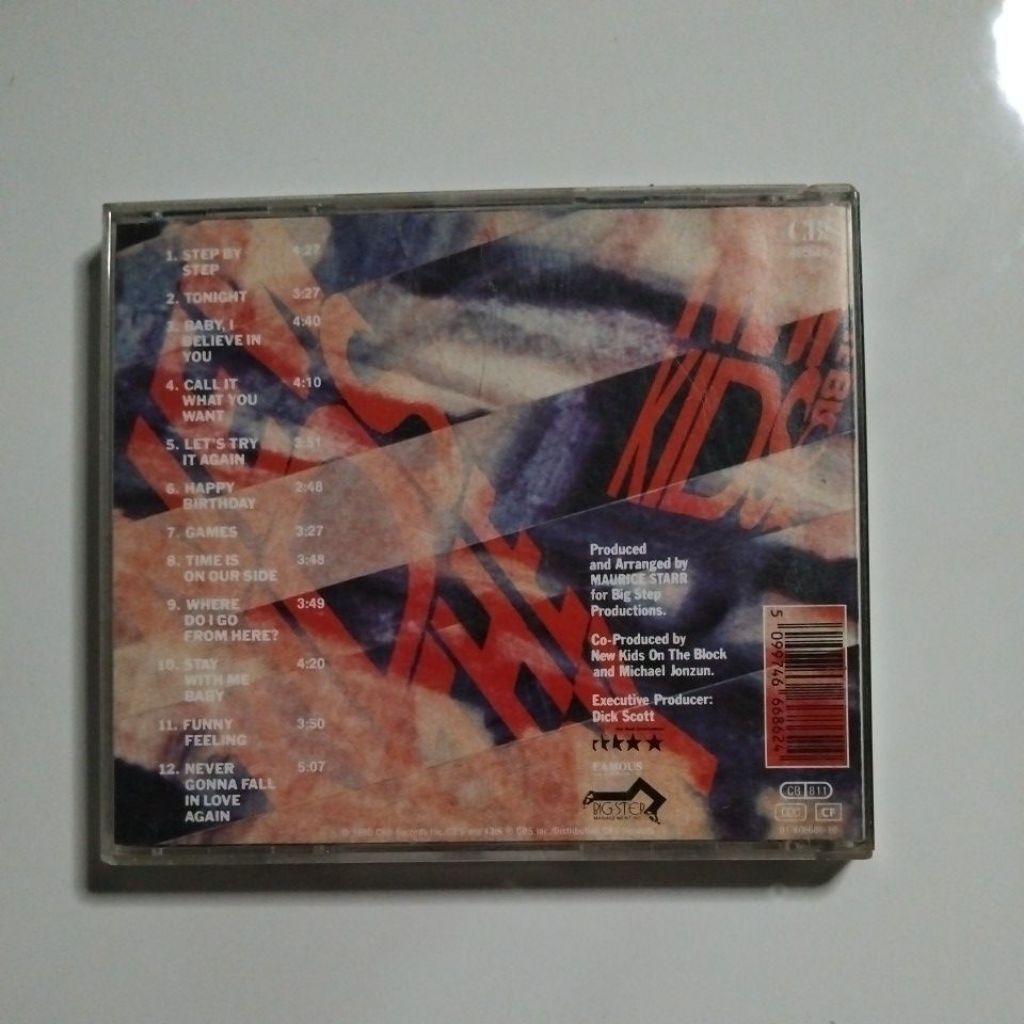 Jual CD Kaset New Kids On The Block NKOTB / Step By Step CBS Austria ...