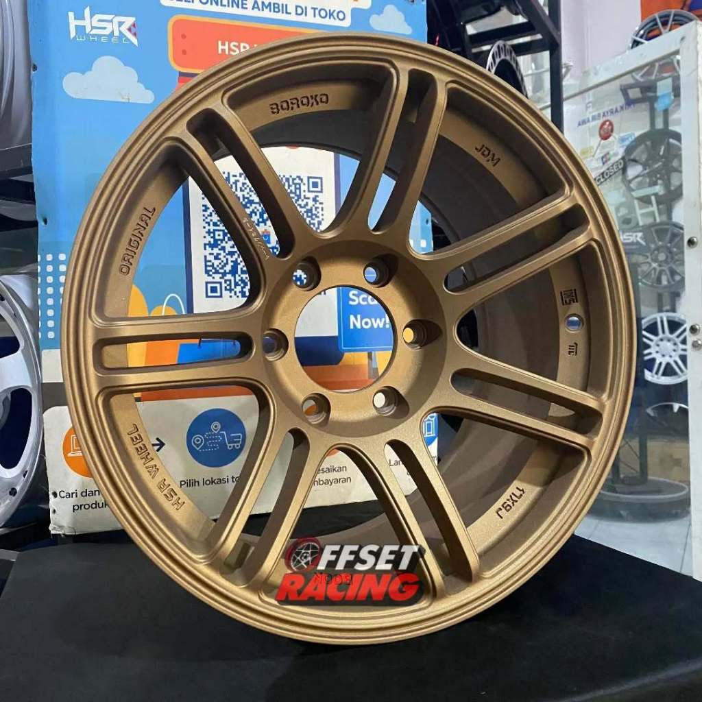 Jual Velg HSR R17 Mobil Pajero Fortuner Ranger Velg Mobil HSR BOON ...