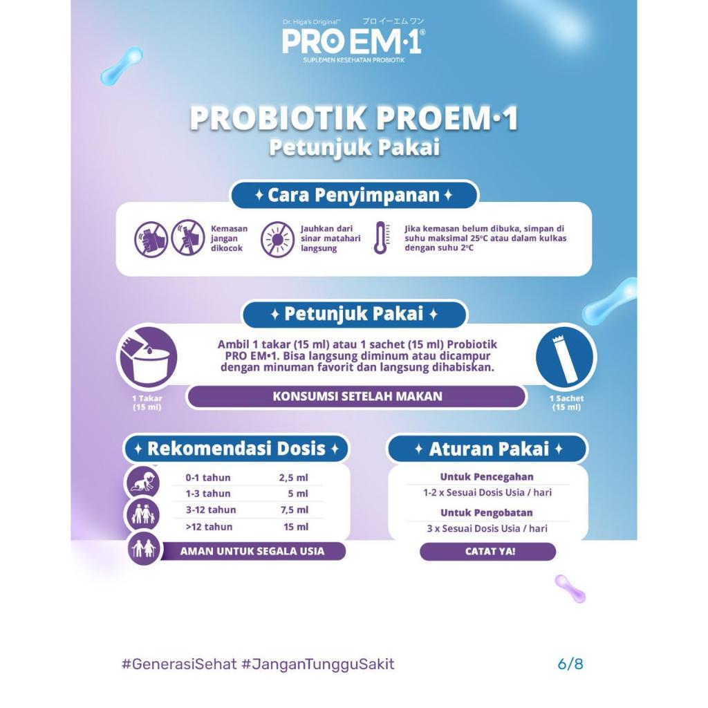 Jual Pro EM 1 - proem 1 vitamin probiotik original suplemen anak bayi ...