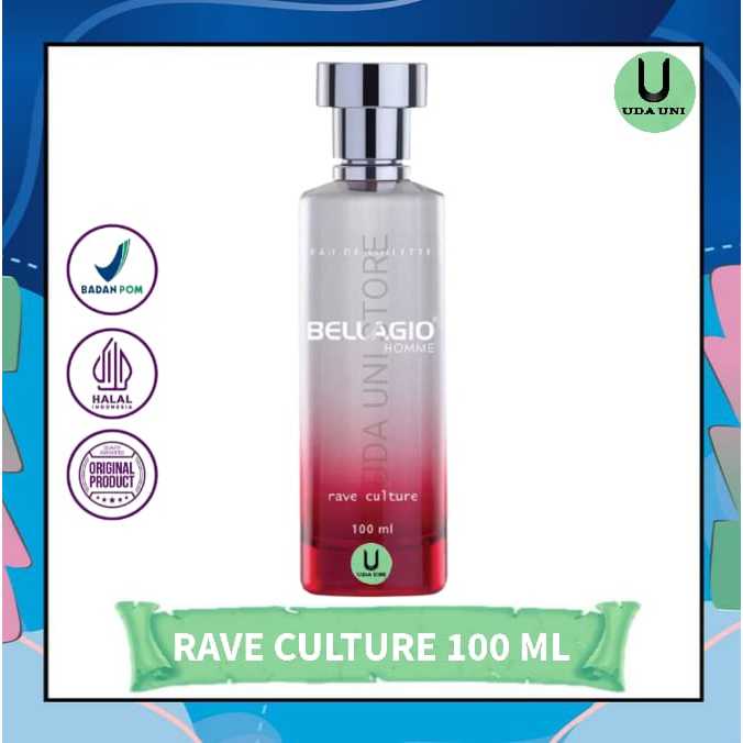 Jual Bellagio Spray Cologne Red Rave Culture 100ml | Shopee Indonesia