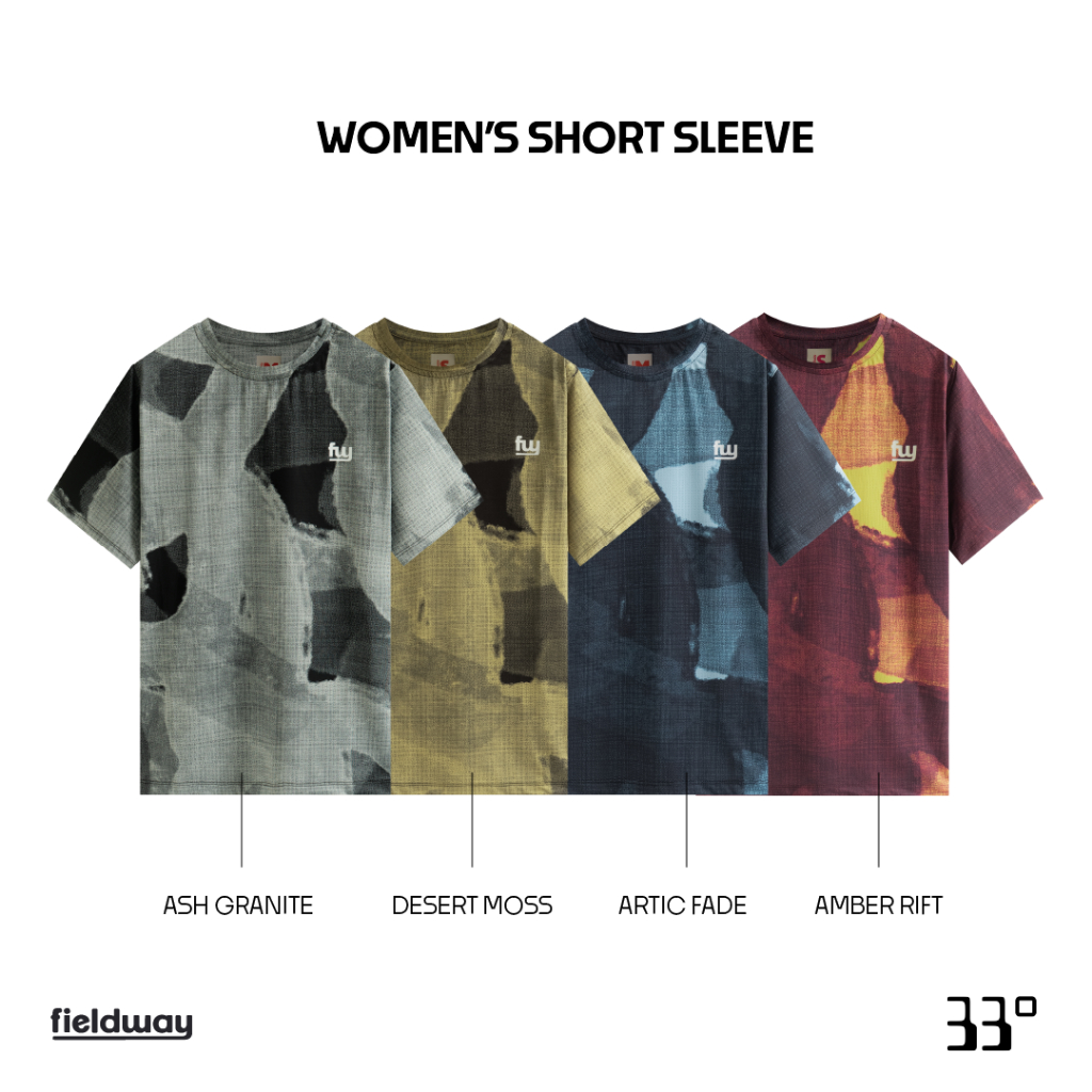 Jual Fieldway Women's Short Sleeve Performance - Running Jersey ...