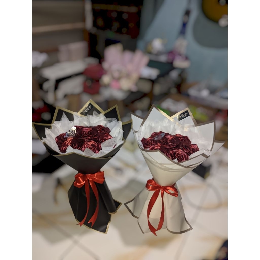 Jual Buket Satin Viral | Dengan Model Terbaru COD | Shopee Indonesia