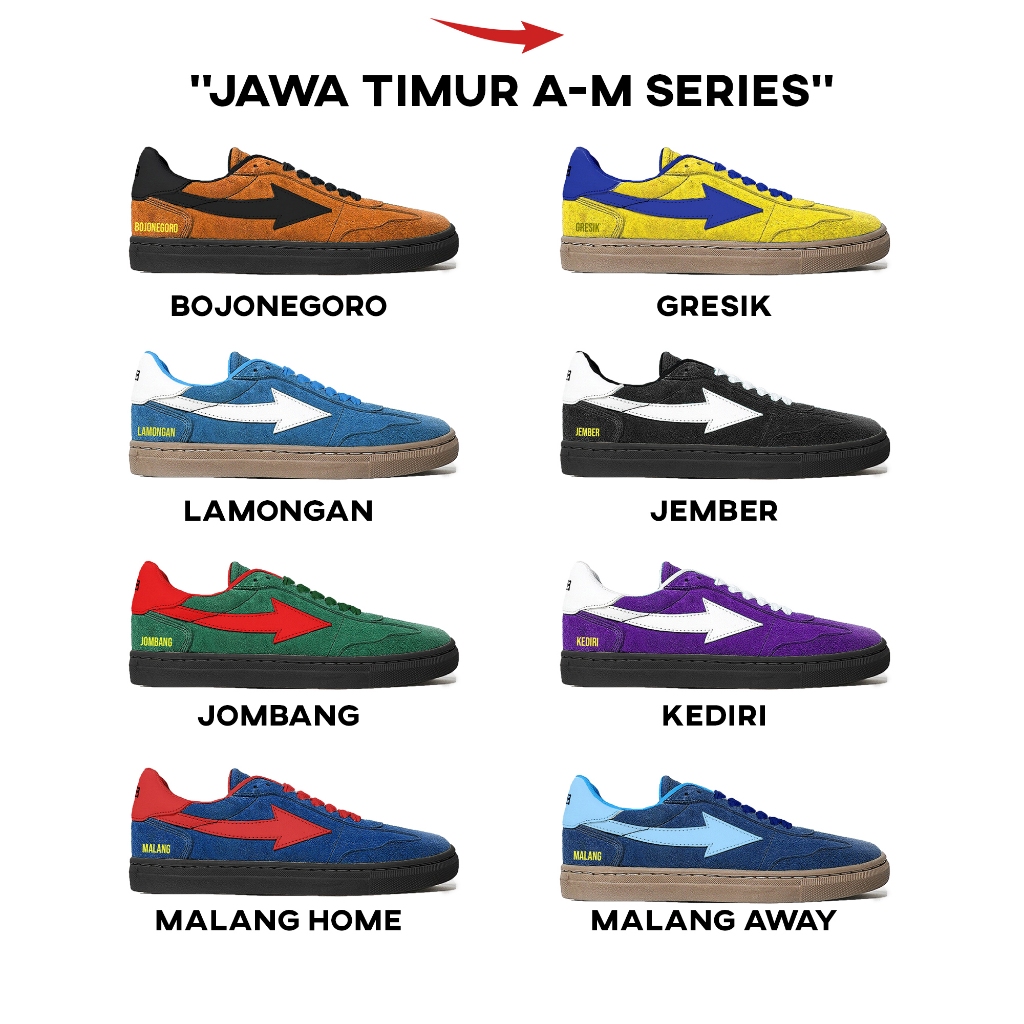 Jual [Edisi Jatim A-M] Sepatu Elrize Jawa Timur Series - Casual Ultras ...