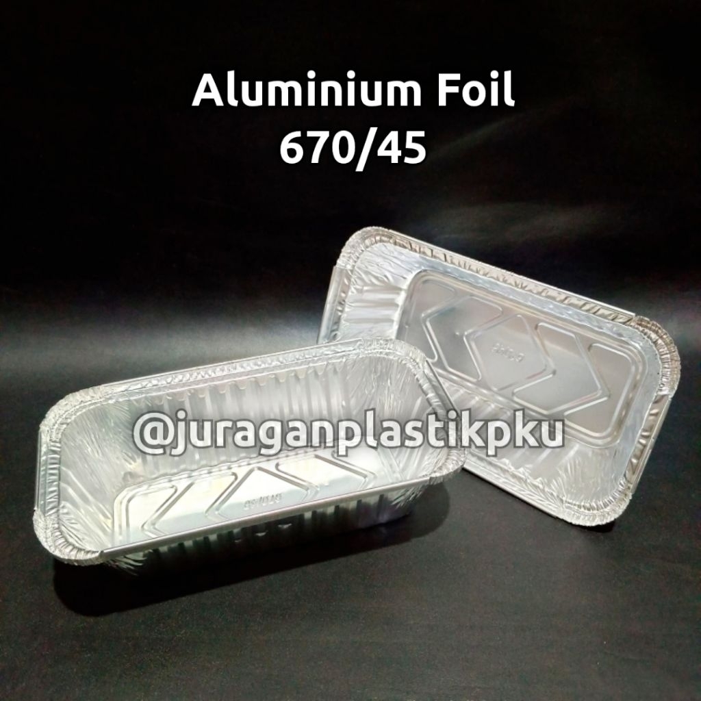 Jual Aluminium Foil Cup 670/45 ( Loyang Persegi Panjang OIV 670/45 ...