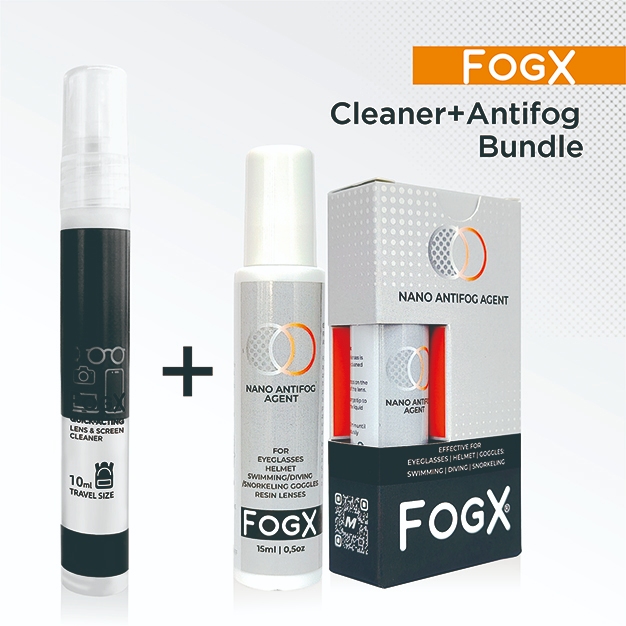 Jual FOGX Bundle Pembersih + Antifog lensa kacamata, layar laptop, Hp ...