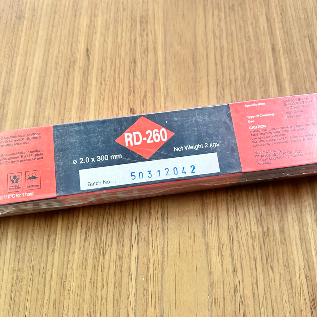 Jual Kawat Las RD260 2 MM (2.0 x 300 MM) 1 Pack Isi 2 Kg | Shopee Indonesia