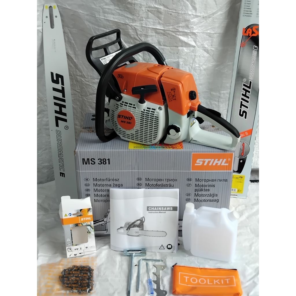 Jual MESIN MS381 STIHL CHAINSAW GERGAJI POTONG KAYU MS 381 STIHL BAR 25 ...