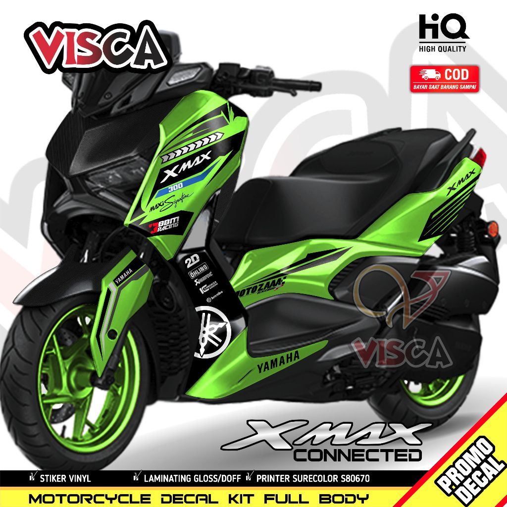 Jual Decal XMAX Connected Full Body Stiker XMAX 250 Variasi Decal ...