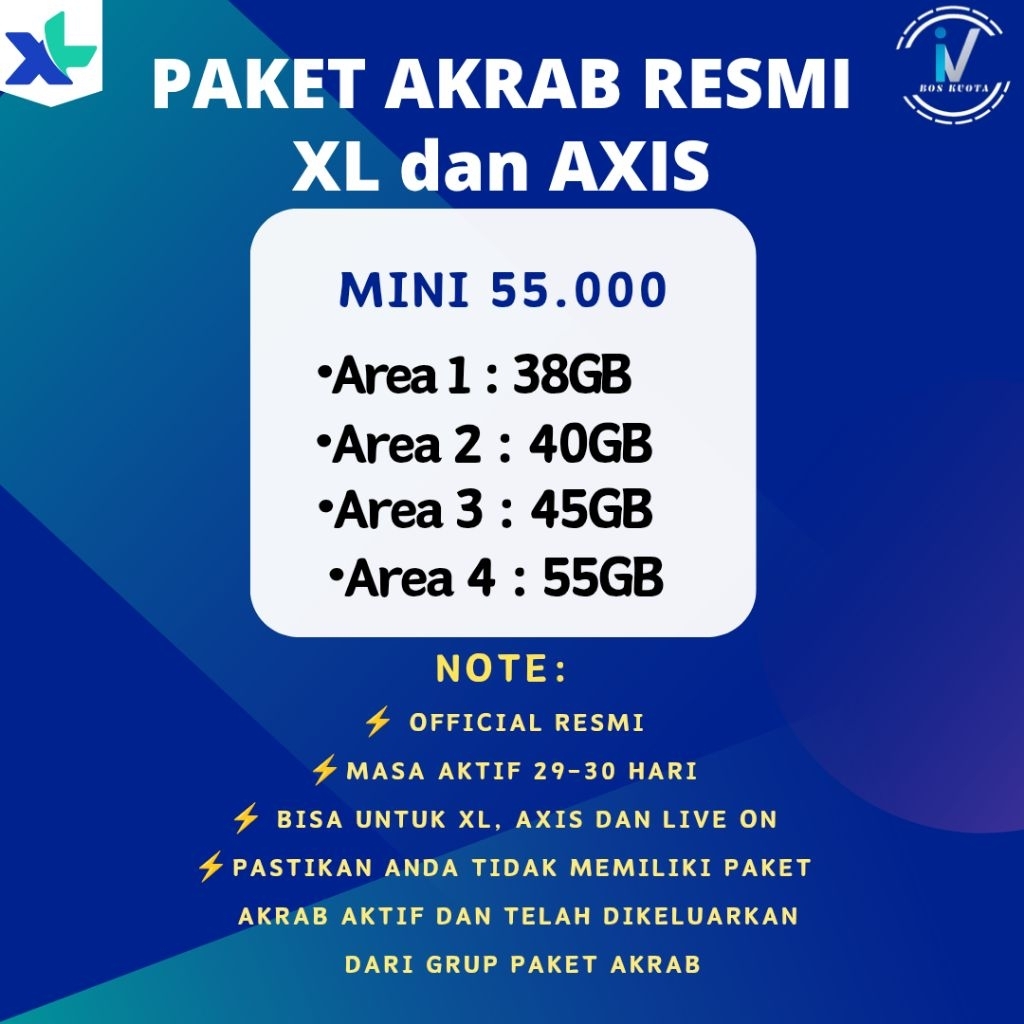 Jual PAKET AKRAB XL DAN AXIS | Shopee Indonesia