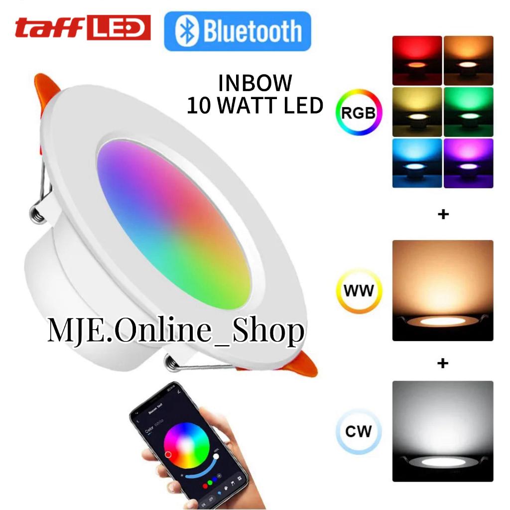 Jual LAMPU DOWNLIGHT PANEL INBOW BULAT LED SMART BULB BLUETOOTH TUYA 10 ...