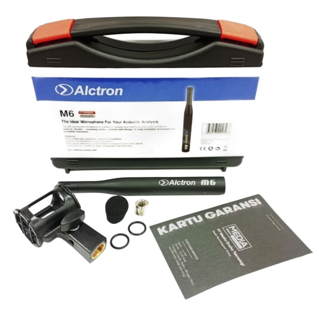 Jual Alctron M6 RTA - Professional Measurement Condenser Microphone ...