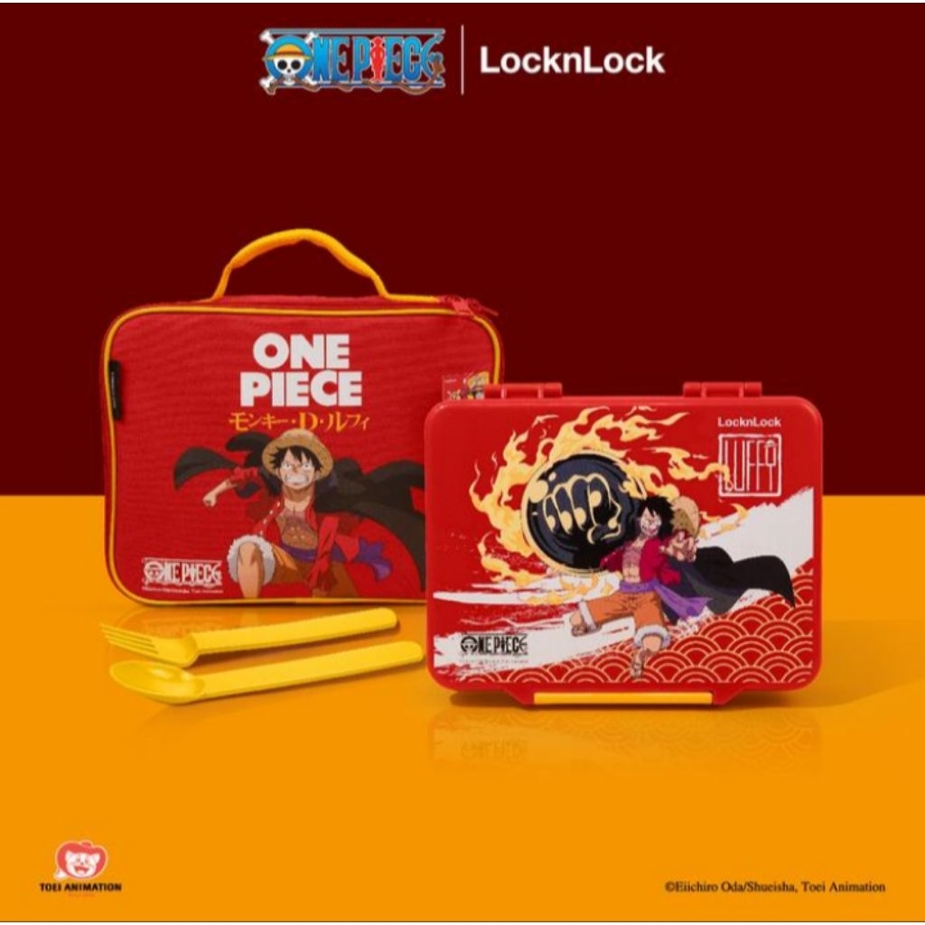 Jual LocknLock Bento Lunch Box One Piece Edition Monkey D Luffy ...