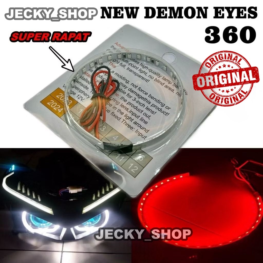 Jual Lampu Led Demon Eyes 30 Led Dan 15 Led Super Brightness Devil Eyes ...
