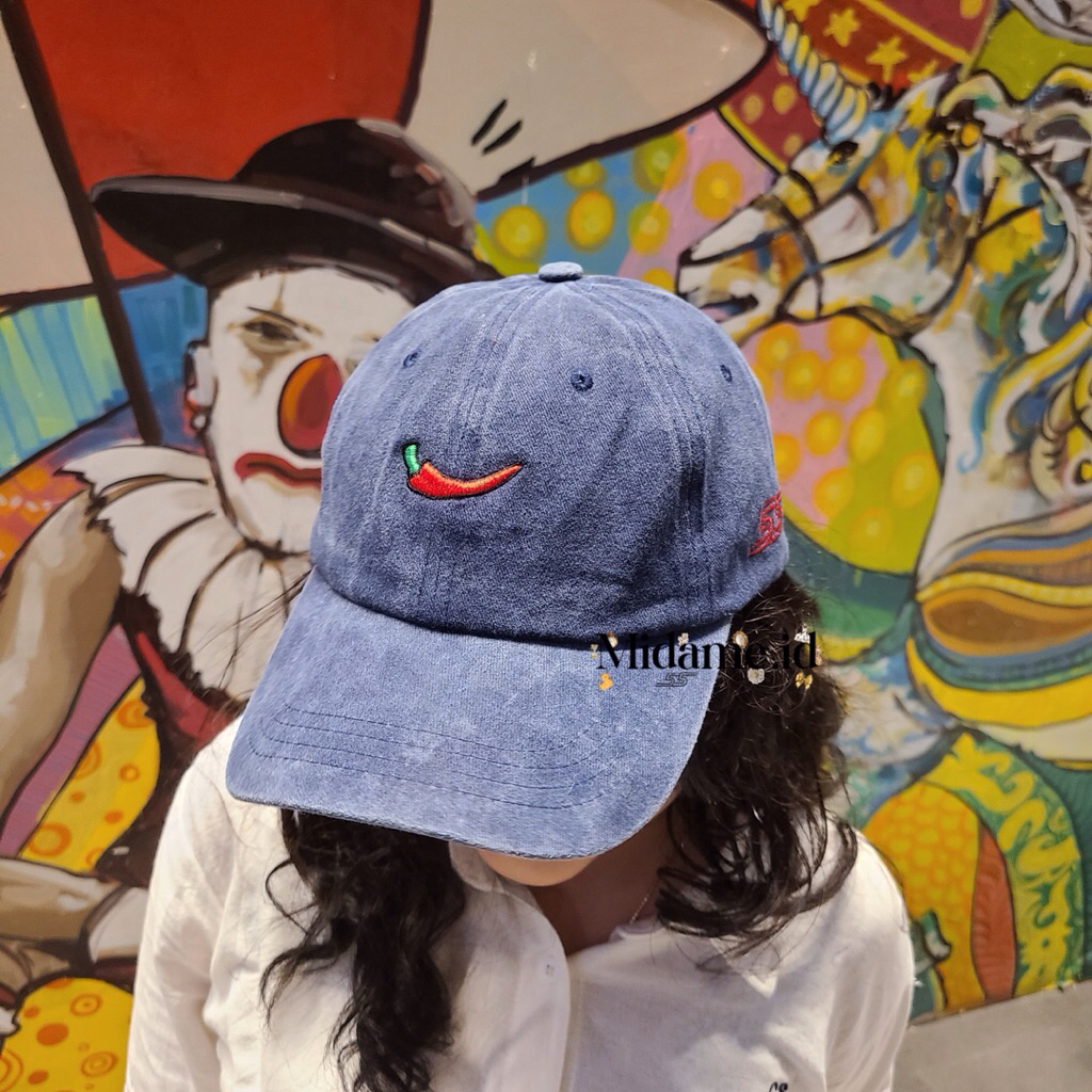 Jual Topi Formula One F1 merch Carlos Sainz chili cap cabe denim jeans ...