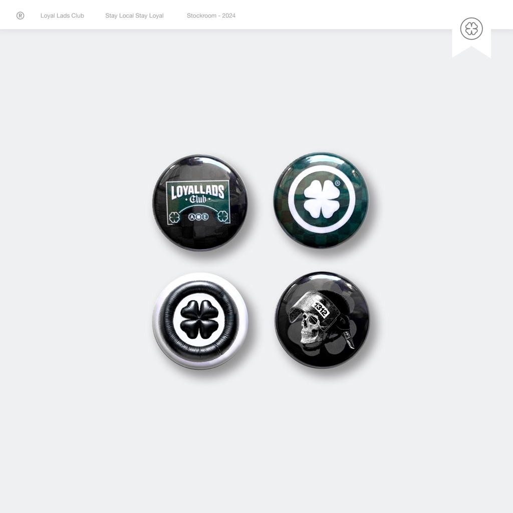 Jual LOYAL LADS CLUB | Pin Button (4pcs) | Shopee Indonesia