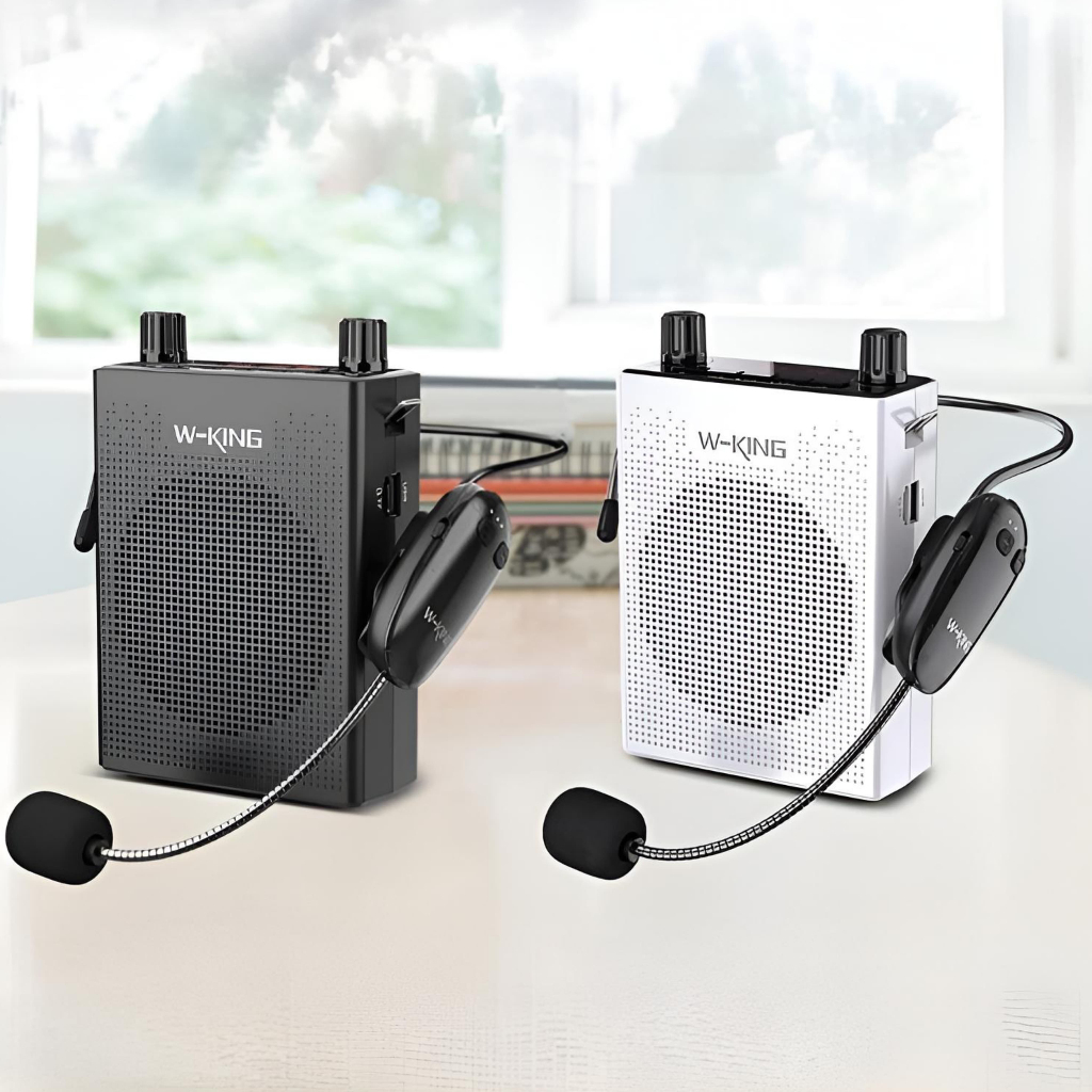 Jual Speaker Bluetooth WKING KS16 Pinggang Microphone Portable Guru ...