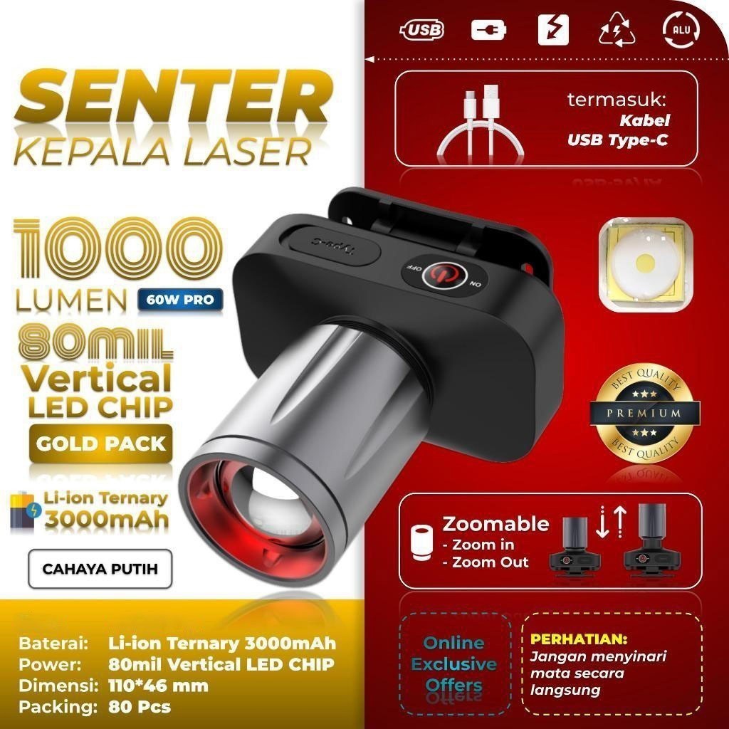 Jual SENTER KEPALA ZOOM 60W AK3685A ,SENTER ZOOM 60WATT AK3685A PUTIH ...