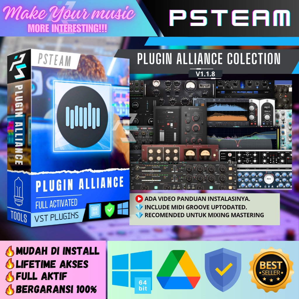 Jual PLUGIN ALLIANCE COLLECTION [ FULL VERSION | FULL ACTIVATED ...