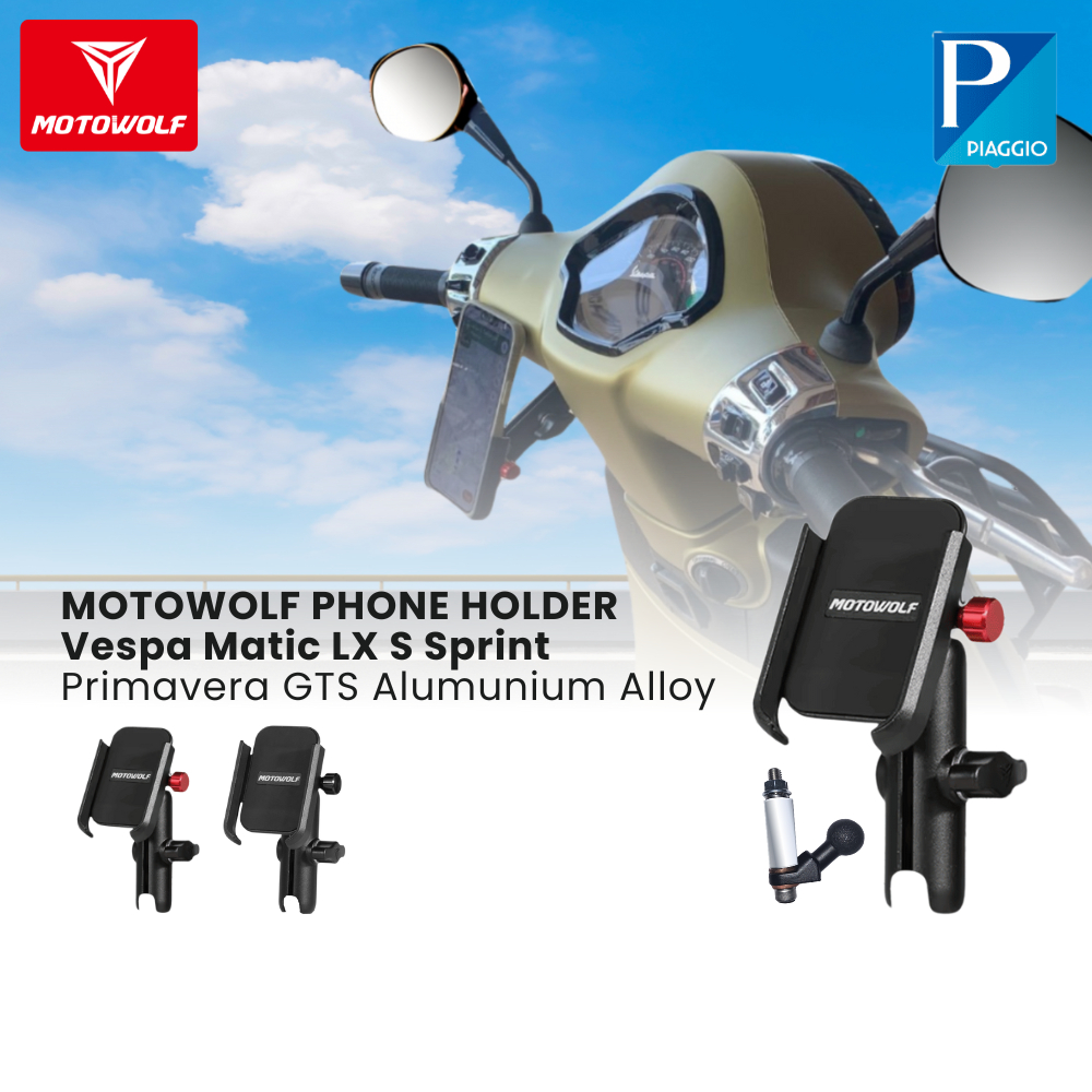 Vespa Mobile Phone Holder Smartphonehalterung APPLE IPhone 8/7/6 - Main Image