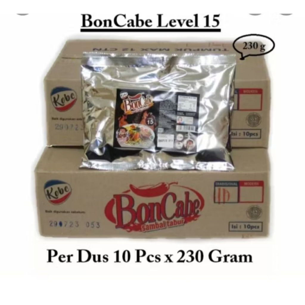 Jual (PAKET 1 DUS) Boncabe Refil Lvl 15 | Lvl 30 | Lvl 10 1 dus isi 10 ...