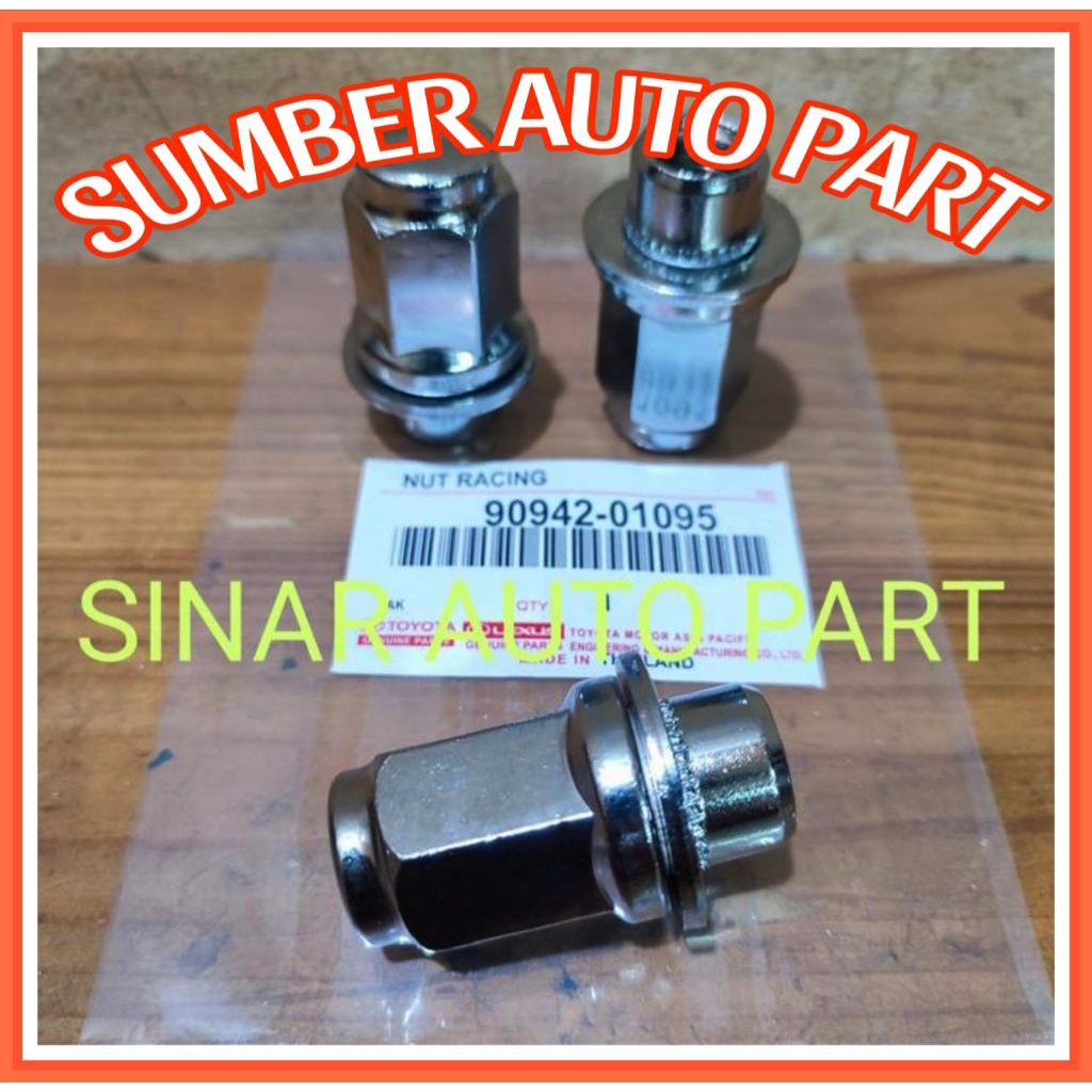 Jual (SAP) NUT RACING MUR RACING BAUT RODA INNOVA FORTUNER HILUX ...