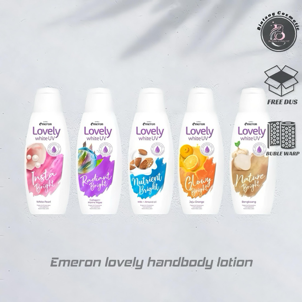Jual Lovely White Uv Hand & Body Lotion 200 g , emeron lovely handbody ...