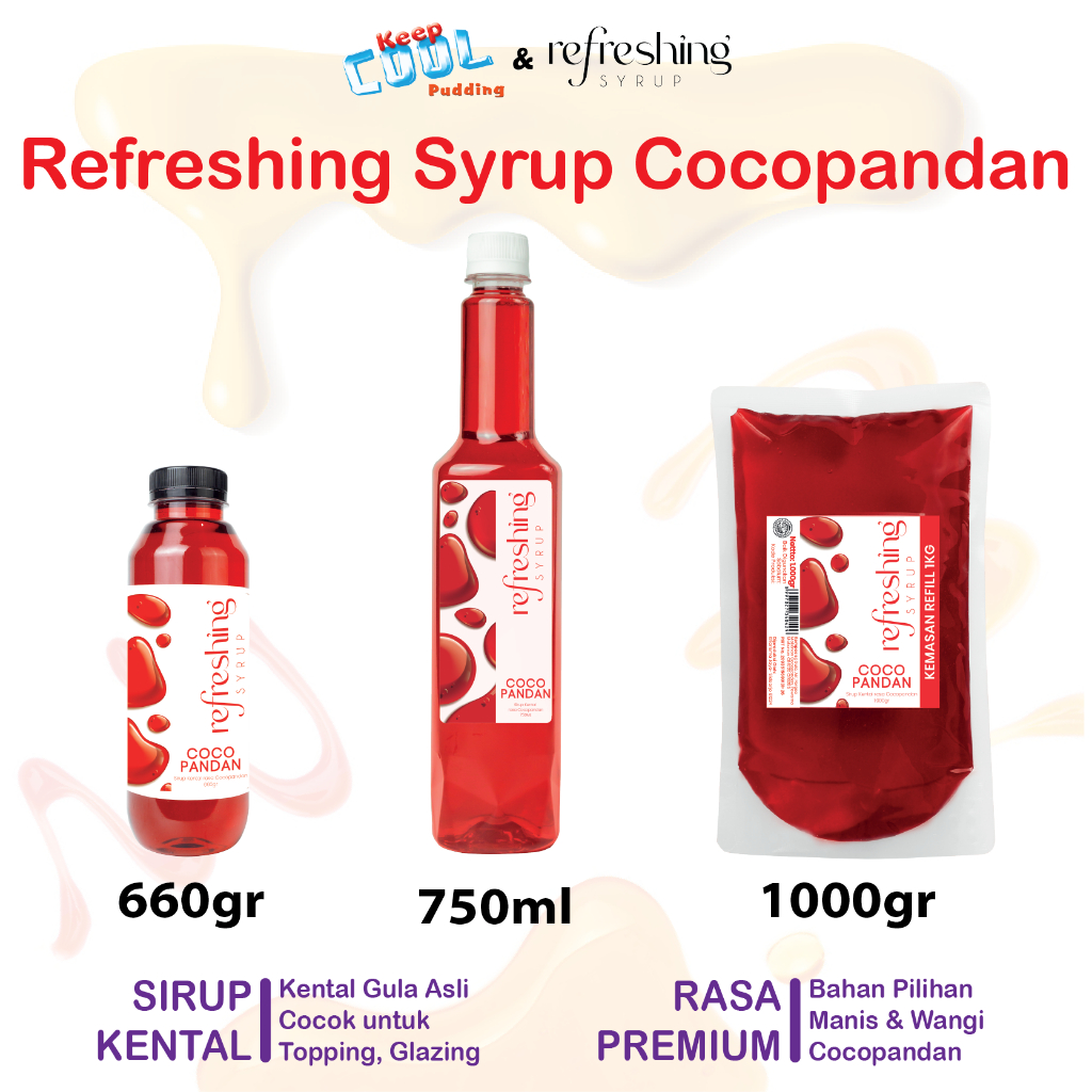 Jual Refreshing Syrup rasa Cocopandan | Shopee Indonesia