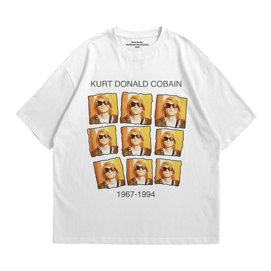 T-shirt Kurt Cobain Manches Longues Deerdana Taille L - Occasion Très Bon état - Noir