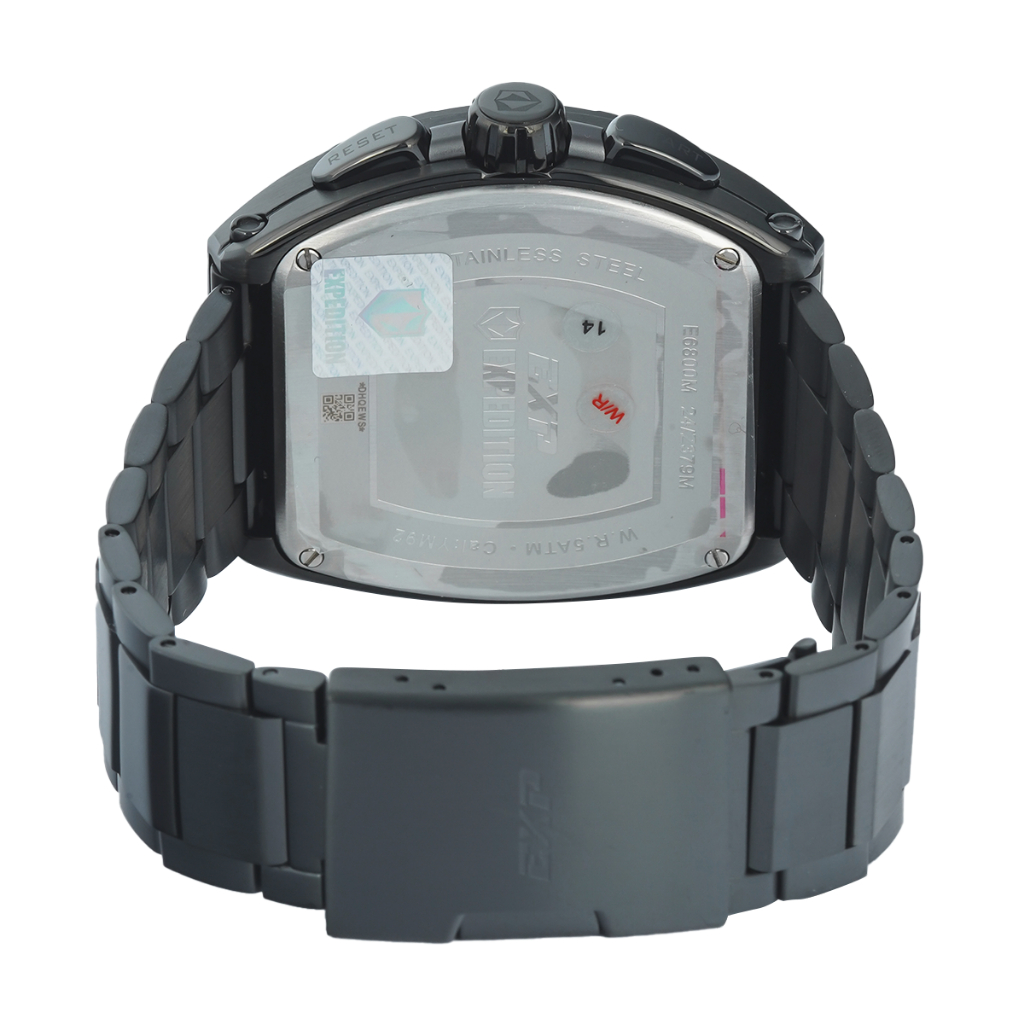 Jual Jam Tangan Pria Expedition Exp Chronograph EX 6800 MCBIPBA Black ...