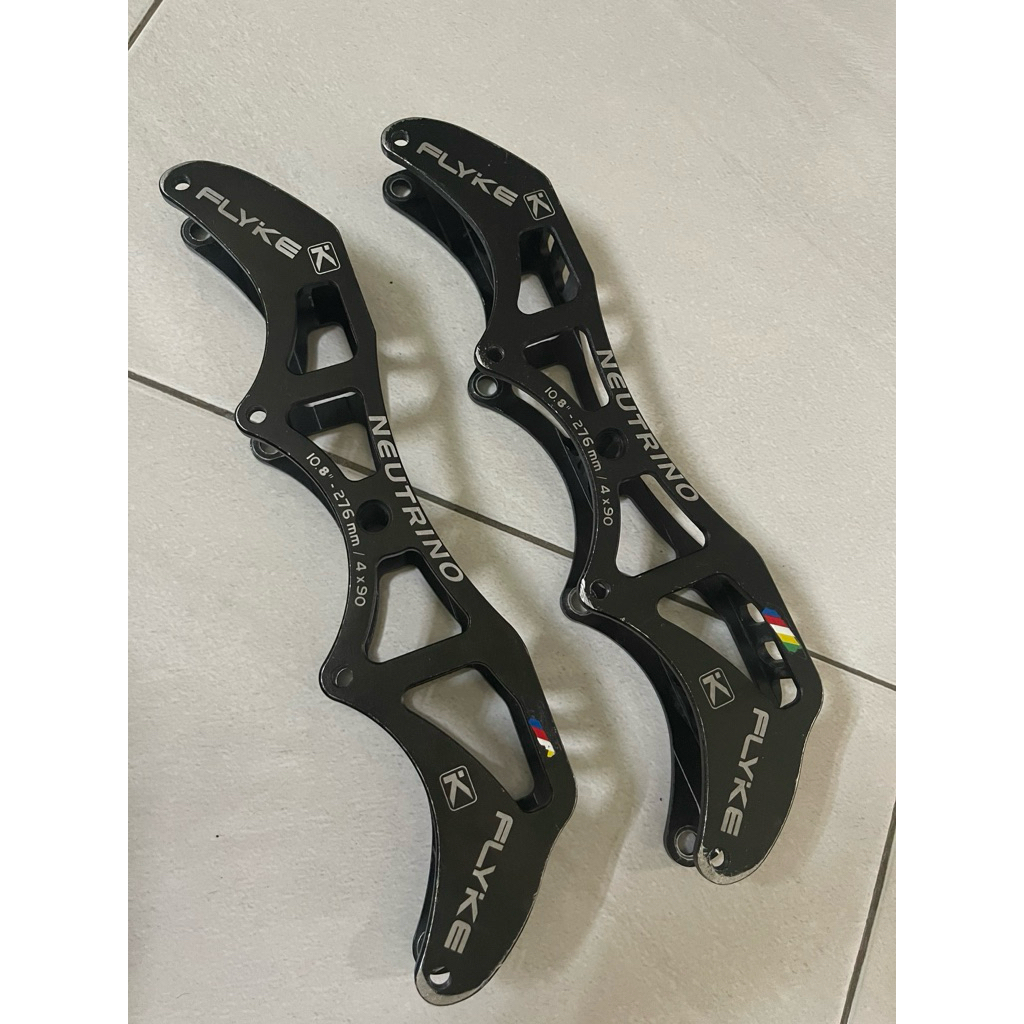 Jual frame flyke 4 x 90 black and white preloved | Shopee Indonesia