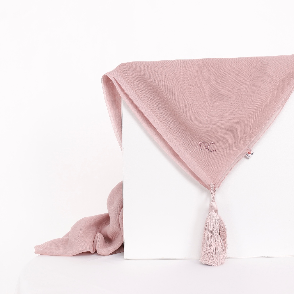 NADIYA Everyday Scarf Square Paris Japan Tassel Premium