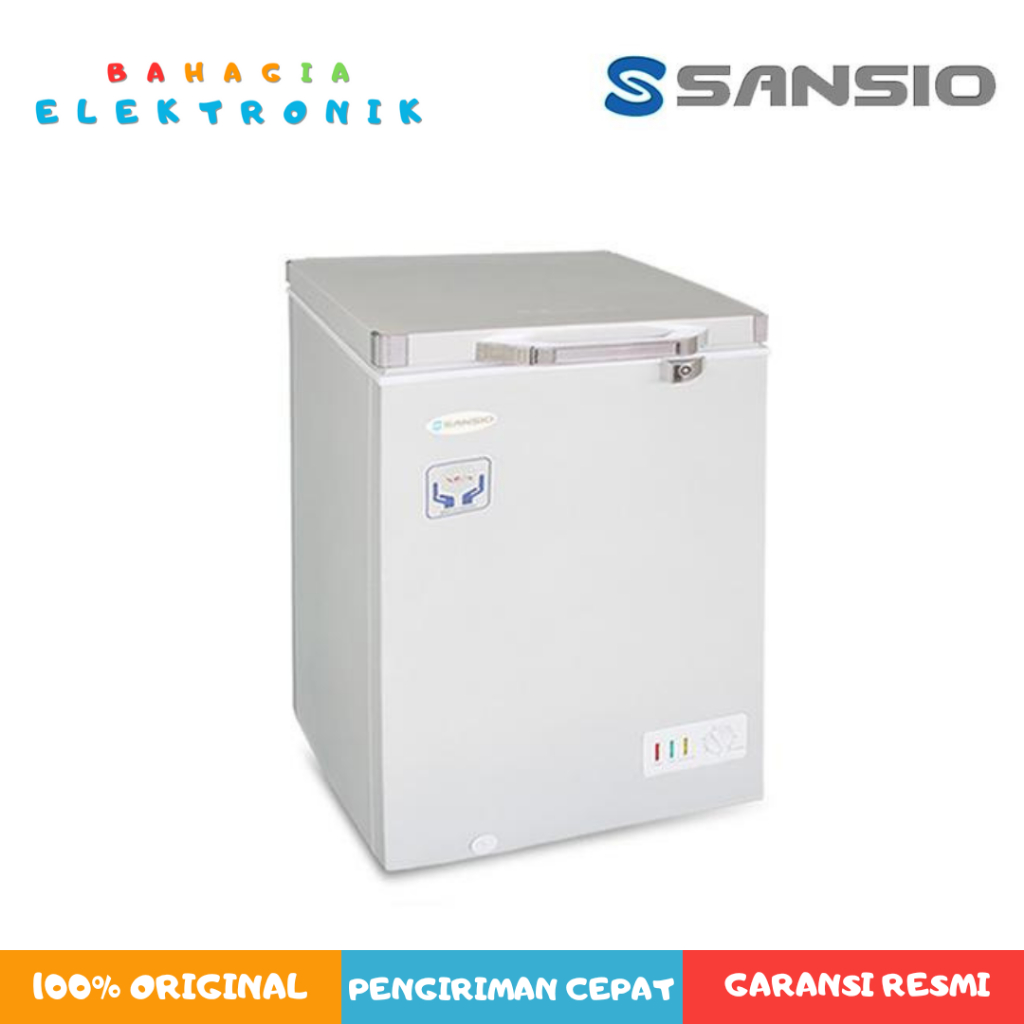 Jual Sansio SAN-108F Chest Freezer Kapasitas 108 Liter | Shopee Indonesia