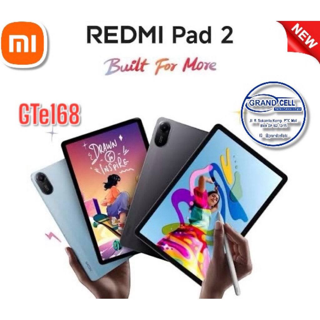 Jual XIAOMI Redmi Pad 2 4+4/128GB Garansi Resmi Xiaomi