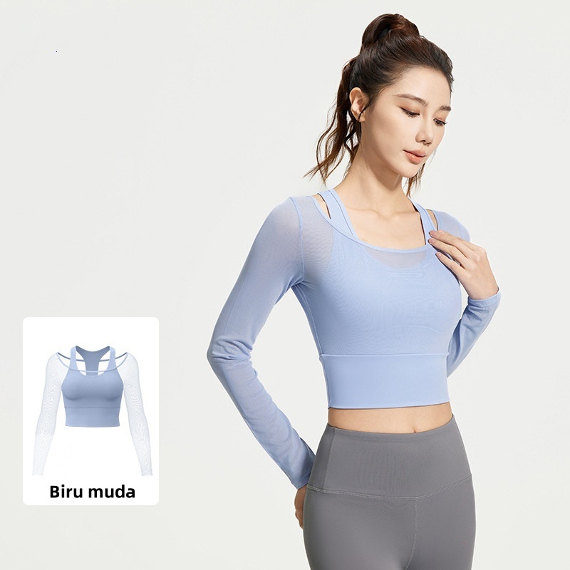 Tova Crop Top Yoga Bra - Sports Bra Wanita Tova Fitness foto 8