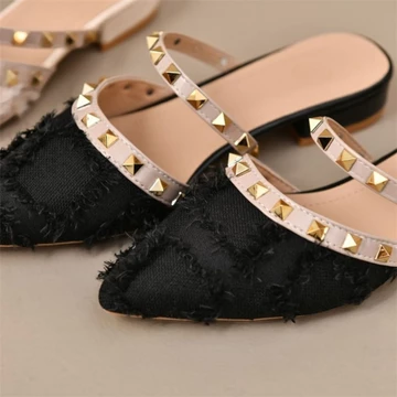 NF1052 Sepatu Flat Fashion Wanita Sepatu Flat Bludru Premium Anti Slip
