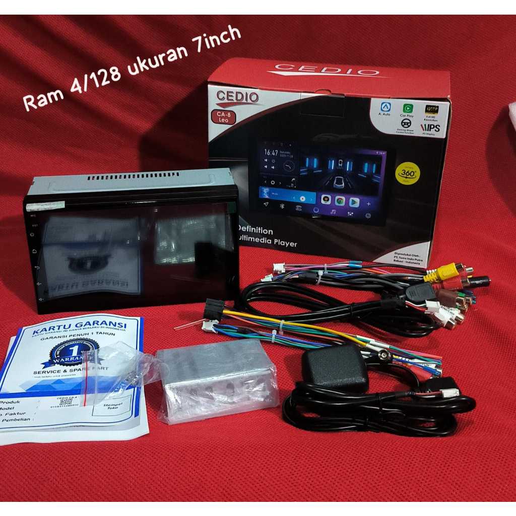 Jual Head unit Android 7inch CEDIO Ram 4 /128 carplay/head unit Android ...