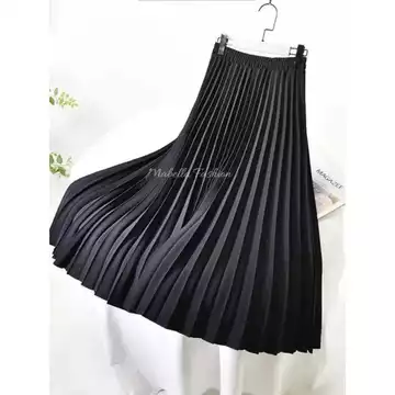 Rok Plisket Warna Mayung Flowly Rok Simpel All Size Untuk BB 39 90 Kg Bahan Koshibo Grade A